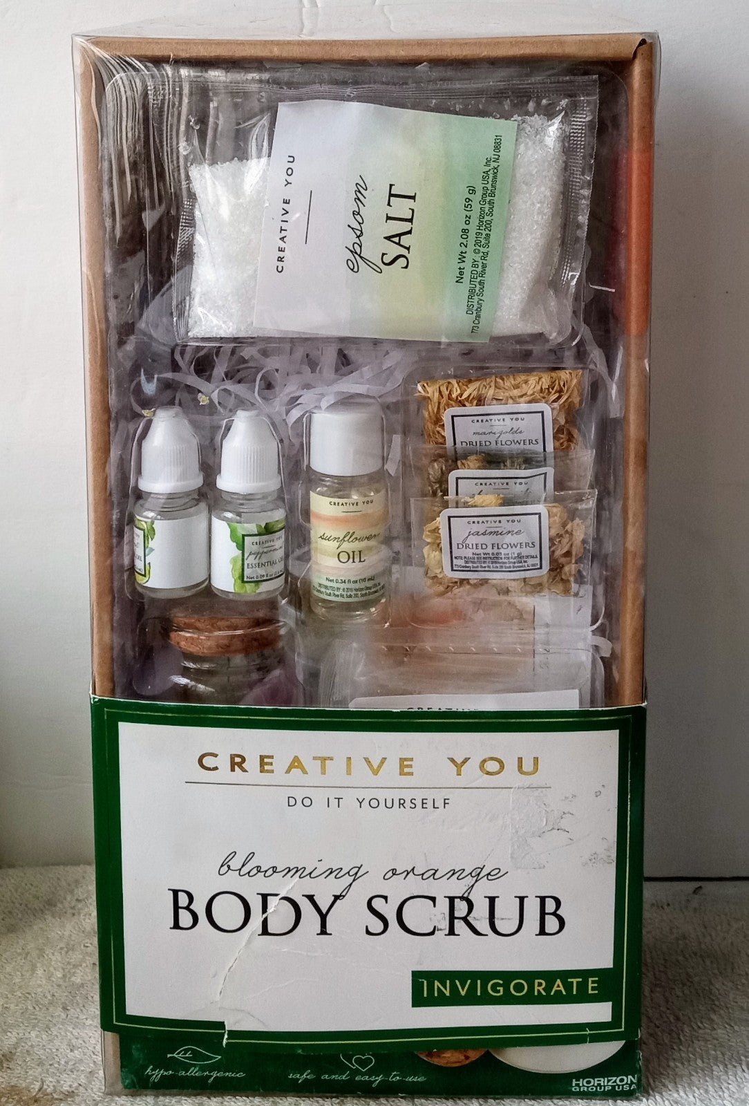 DIY Blooming Orange Body Scrub - Hydrating Exfoliating Spa Treatment