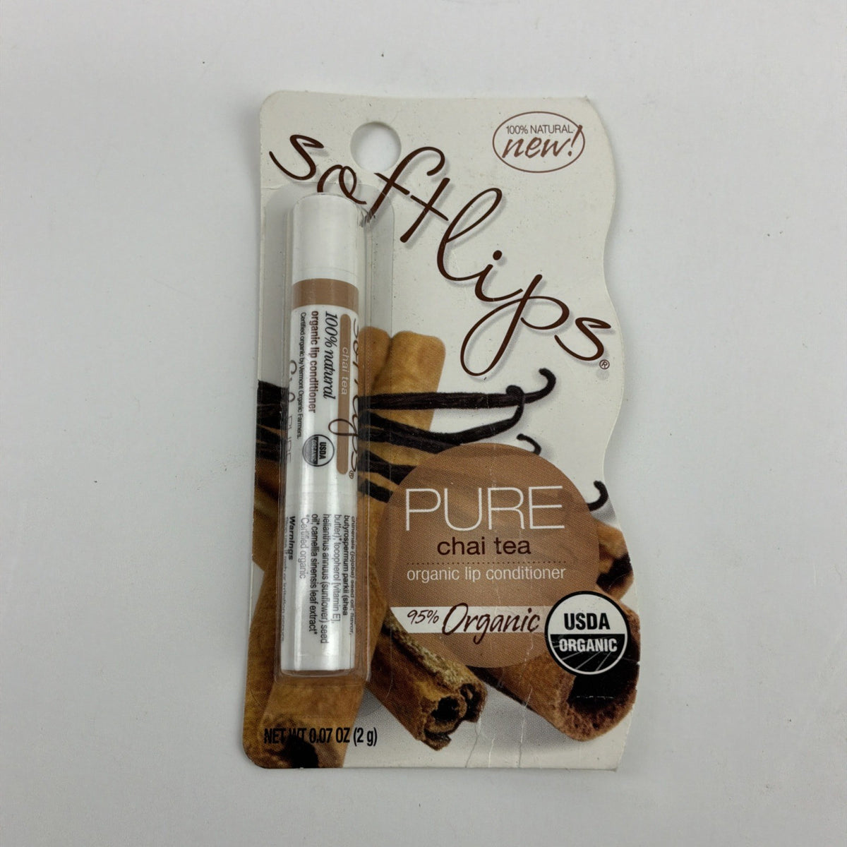Organic Lip Conditioner with Chai Tea Extract - Softlips Vintage