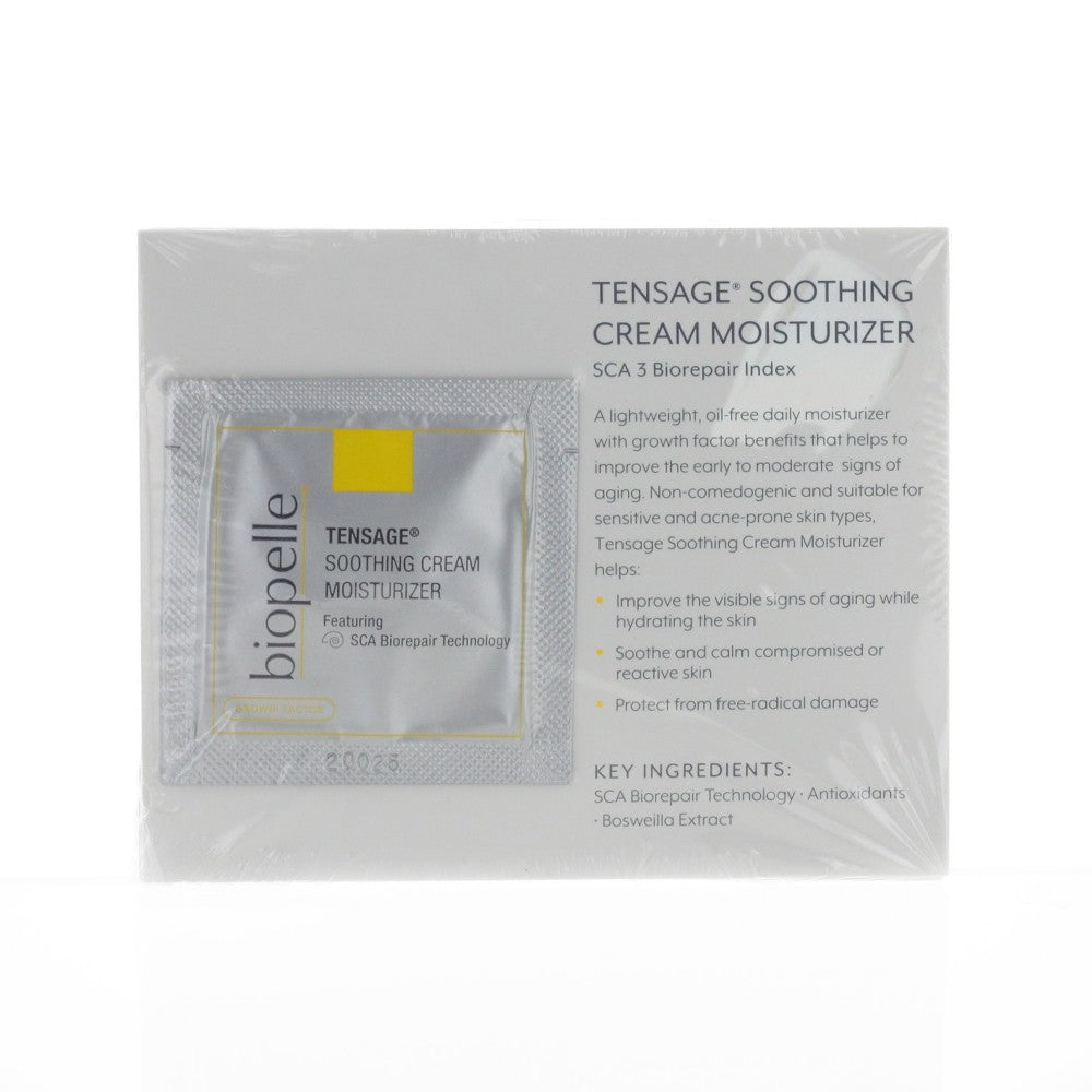 Biopelle Tensage Soothing Cream Moisturizer 6 Samples NEW FAST SHIP