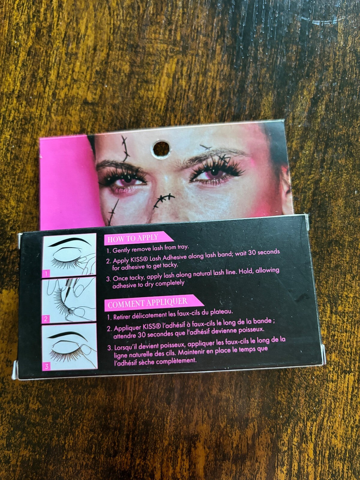 Pink Zombie Halloween False Eyelashes - Limited Edition Trick or Pink Lashes