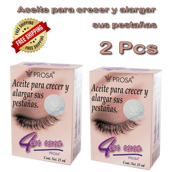 Eyelash Growth Stimulator Oil Set - 15ml 2-Pack for Lash Enhancement