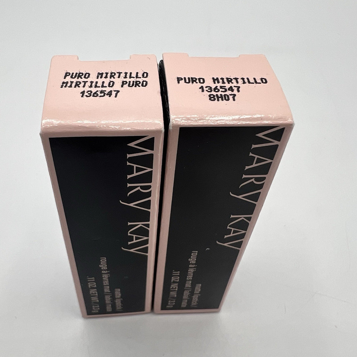 Mary Kay Matte Lipstick Puro Mirtillo - Set of 2, Long-Lasting Lip Color