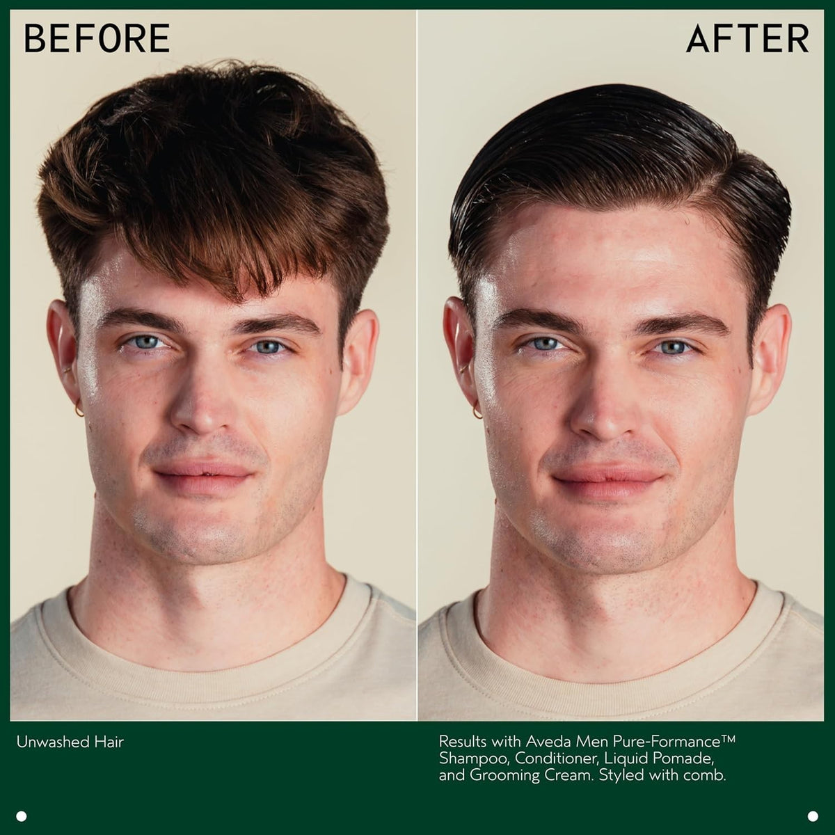 Men's Medium Hold Hair Styling Cream - Nourishing Grooming Product 4.2 Fl Oz