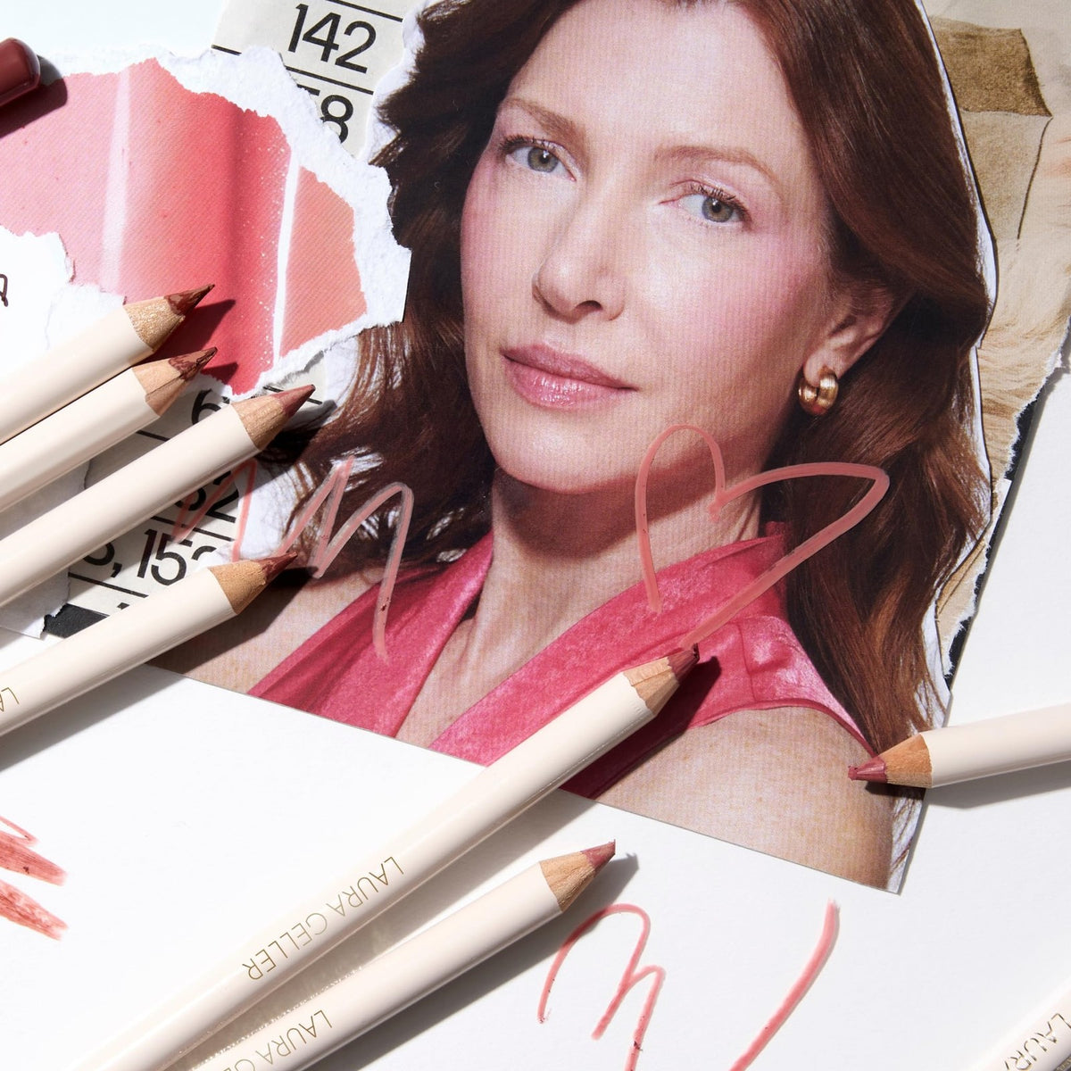 Marbleized Lip Liner Pencil for Fuller, Dimensioned Lips - Neutral Shade