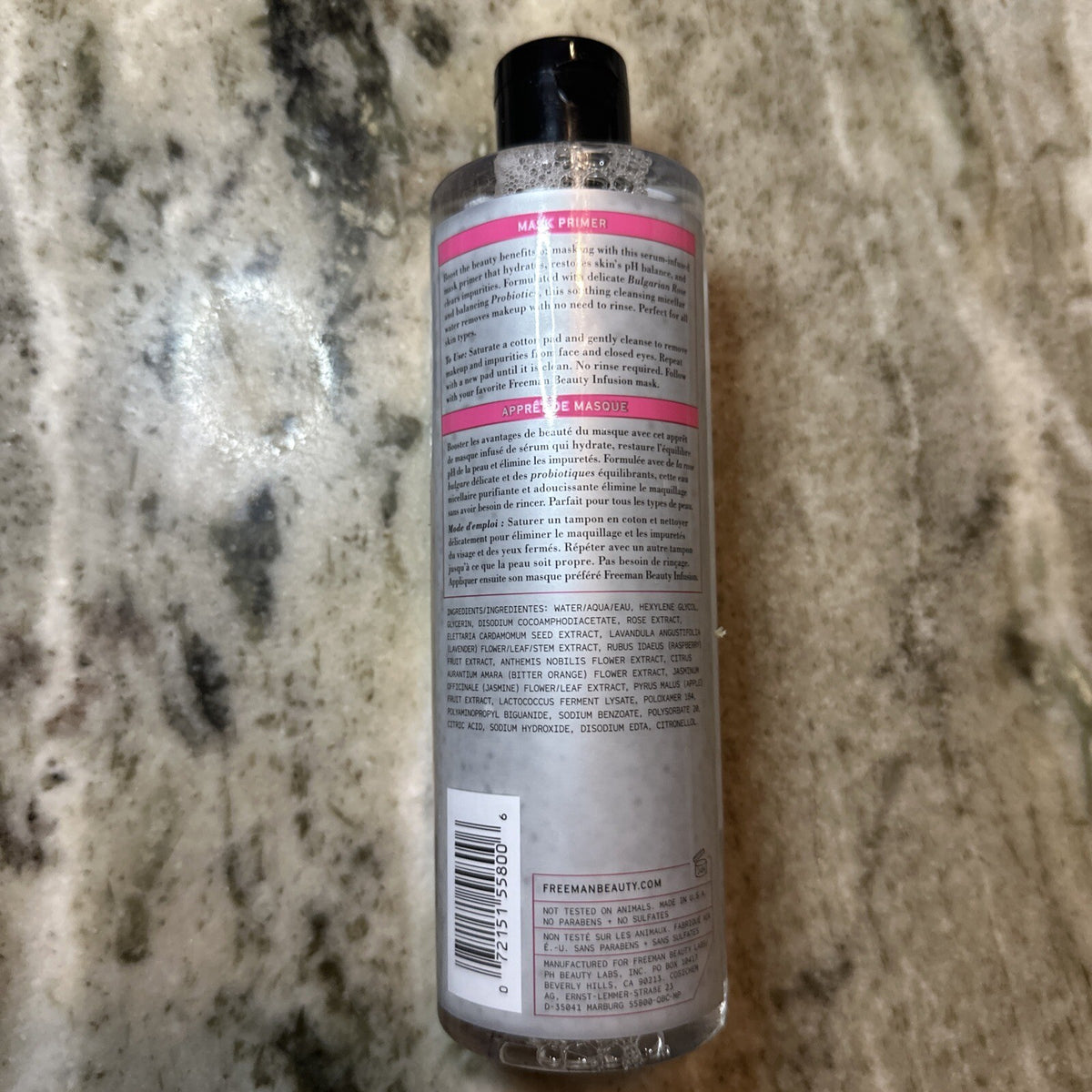 Freeman Beauty Infusion Micellar Water - 12 oz Bulgarian Rose