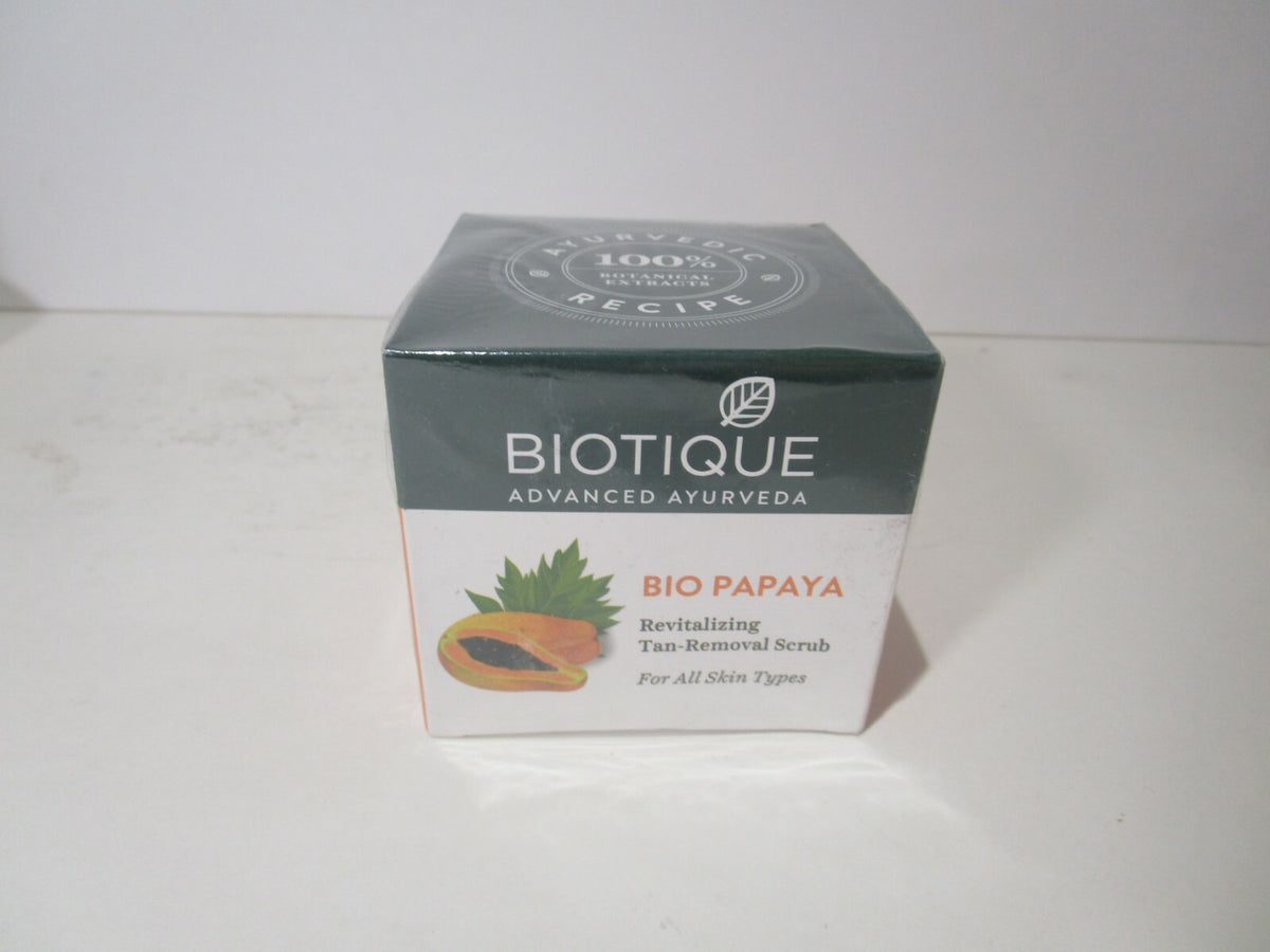 Biotique - Bio PAPAYA Revitalizing TAN REMOVAL Body Scrub FREE