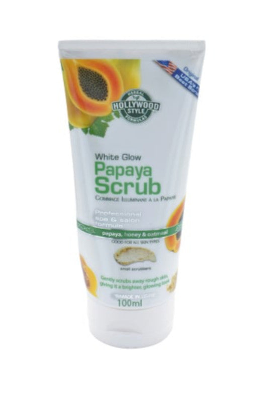 Hollywood Style White Glow Papaya Skin Scrub - Professional Spa