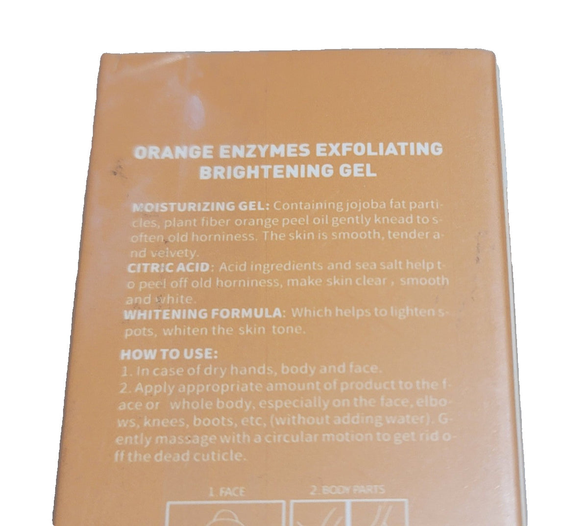 Cosros Orange Enzymes Exfoliating Brightening Gel 1.7 fl oz NIB EXP