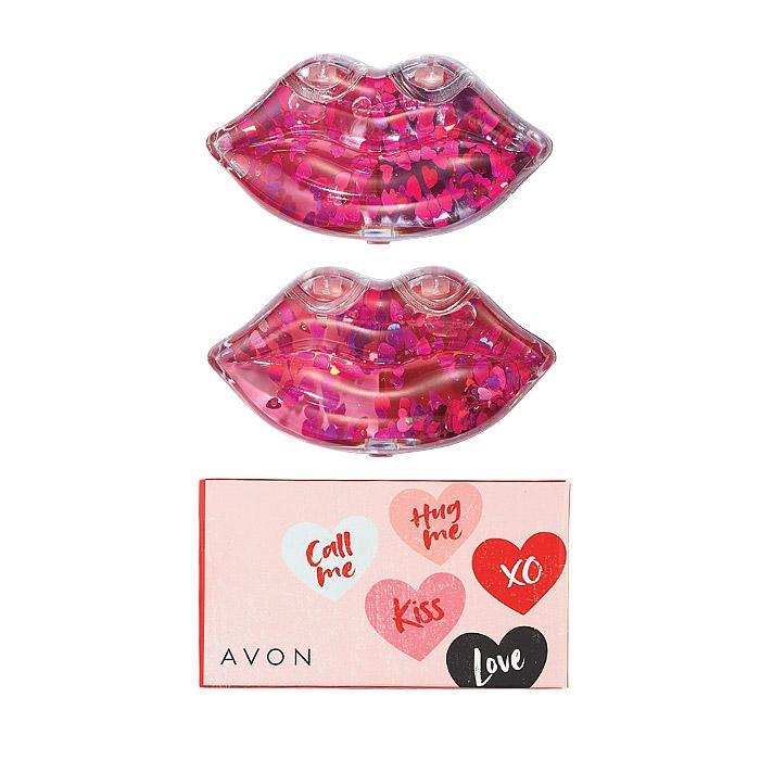 Lip Gloss Set with Floating Heart Tops - All Shades Available
