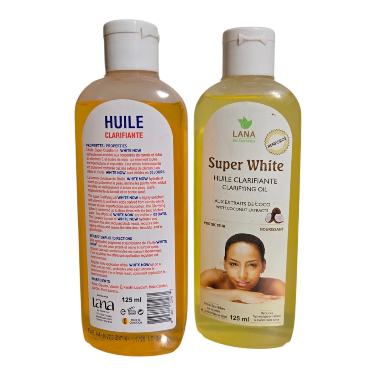 White Now Clarifying Super Rapid Oil with Coconut Extract - 125ml