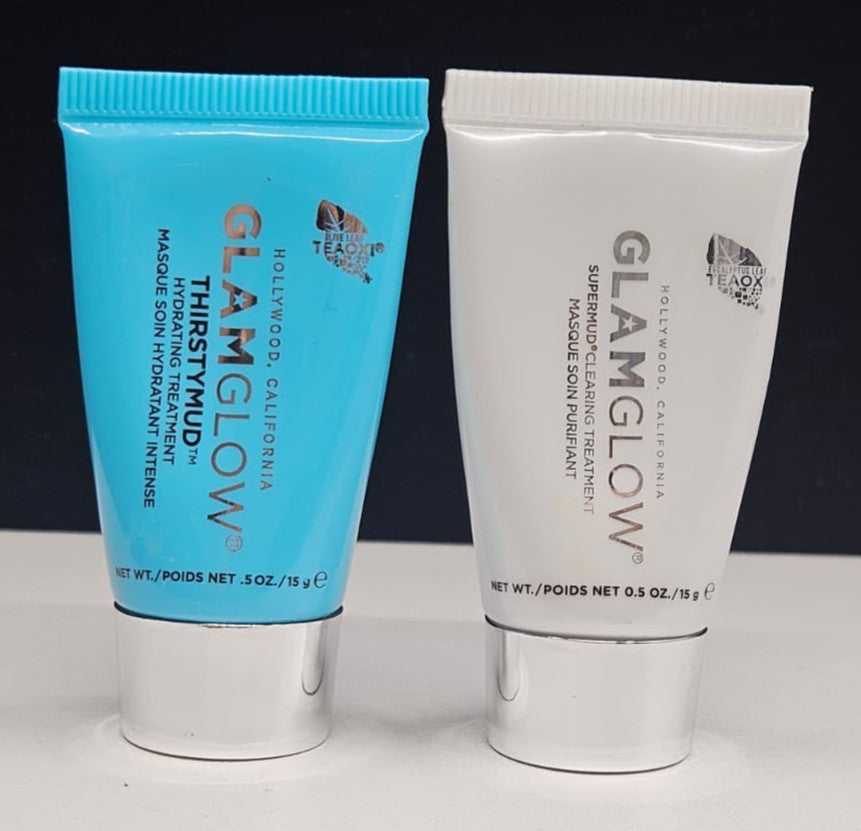Supermud Clearing & Thirstymud Hydrating Face Treatment 0.5 oz