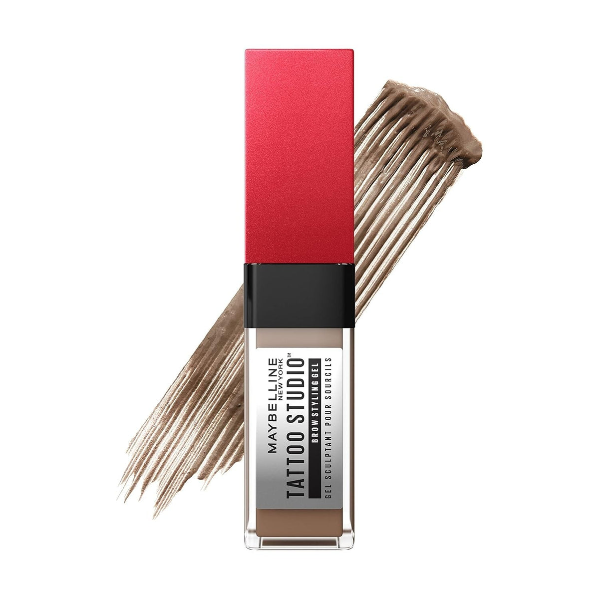 Maybelline Tattoo Studio Brow Styling Gel - Blonde 250, Long-Lasting Eyebrow Gel