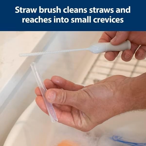 Electric Baby Bottle & Nipple Cleaning Brush Set - Rechargeable USB