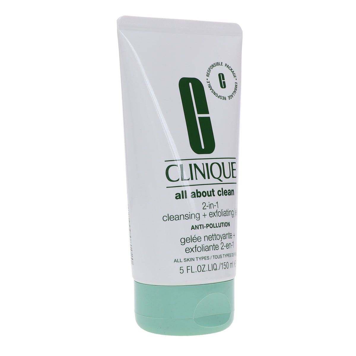Clinique All About Clean 2-in-1 Cleansing Exfoliating Jelly 5 oz - Facial Skin Care