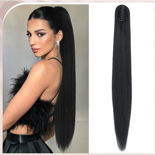 Long 30-Inch Clip-In Hair Extensions - Natural Look & Volume, Multiple Variants