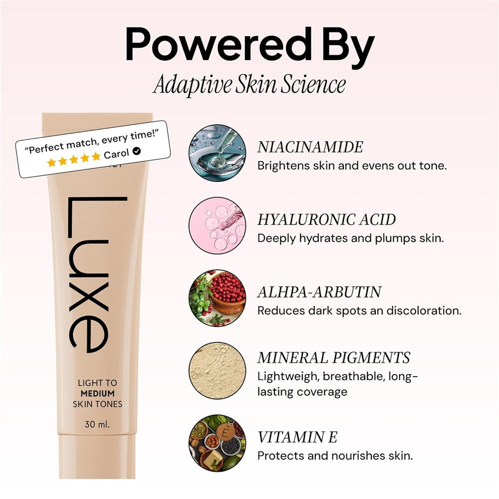 Color Changing Foundation - Adapt to Skin Tone, 30ml, Natural Matte Finish