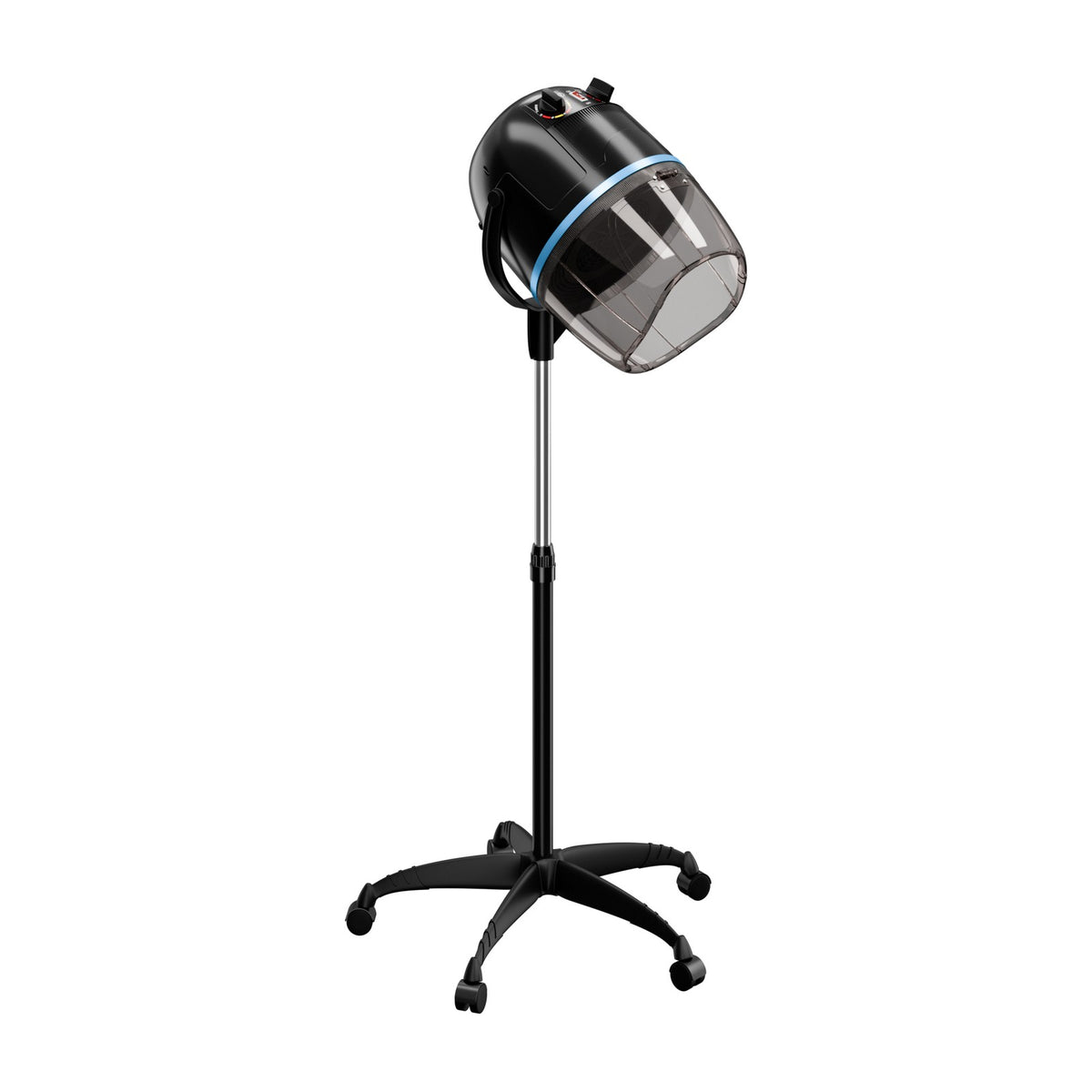Hooded Hair Dryer Rolling Salon Bonnet 1300W Standing Adjustable