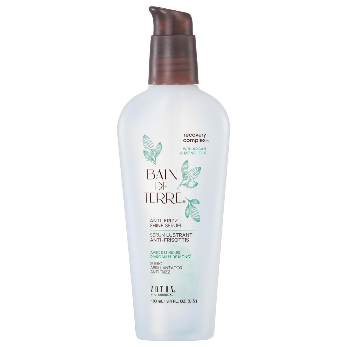 Anti-Frizz Hair Serum with Shine & Moisture - 3.4 oz