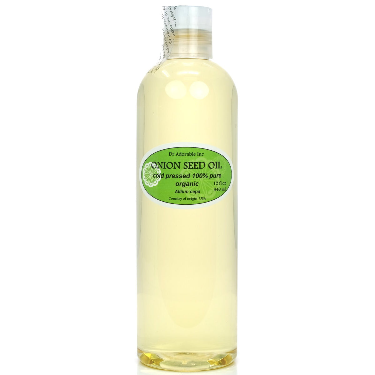 Organic Onion Seed Oil for Hair & Skin Care - Cold Pressed, 2oz to 7lb