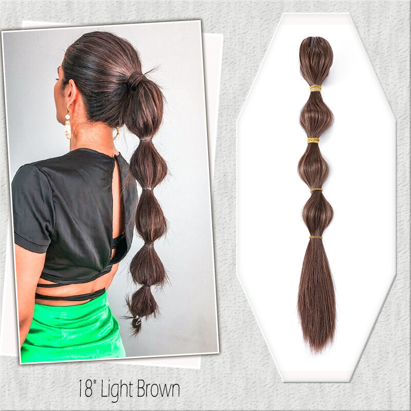 Fake Ponytail Clip-In Hair Extension Thick Natural Look 14 Inches