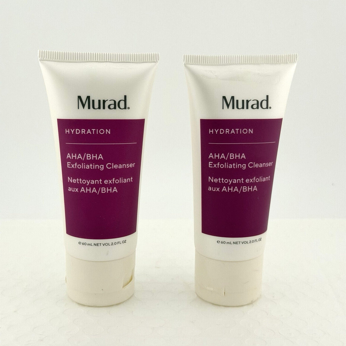 Murad AHA/BHA Exfoliating Cleanser 60ml Travel Size - Gentle Skin Detox