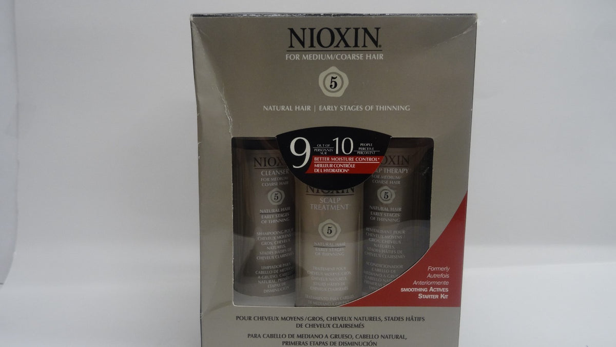 Nioxin System 5 Hair Thinning Treatment Kit - Medium Coarse