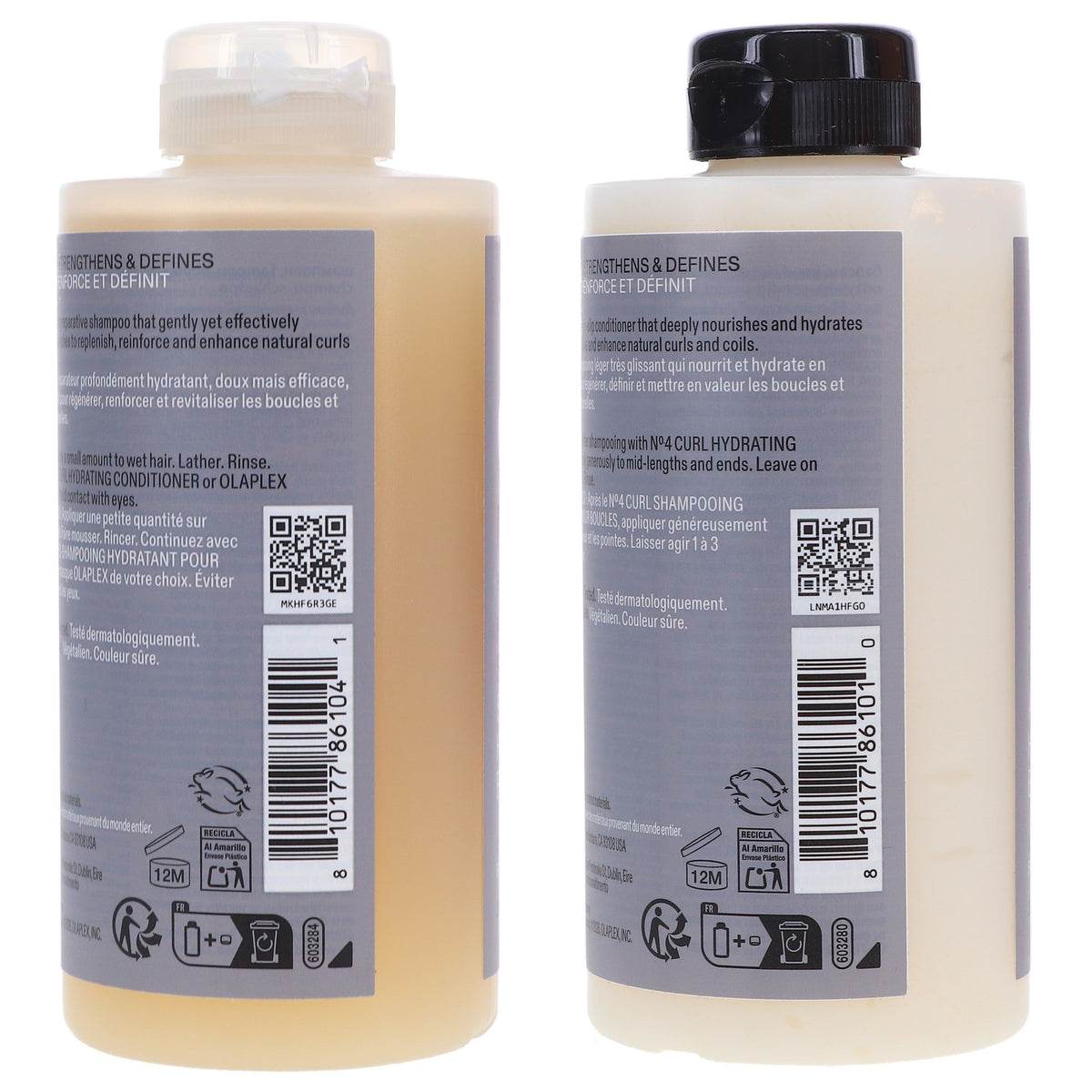 Hydrating Curl Shampoo & Conditioner Set for Curly Hair - Bond Care