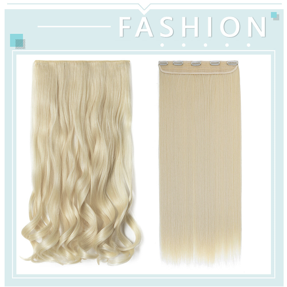 V-Shape & U-Part Clip-In Hair Extensions - Full Head Highlight, Multiple Lengths & Colors