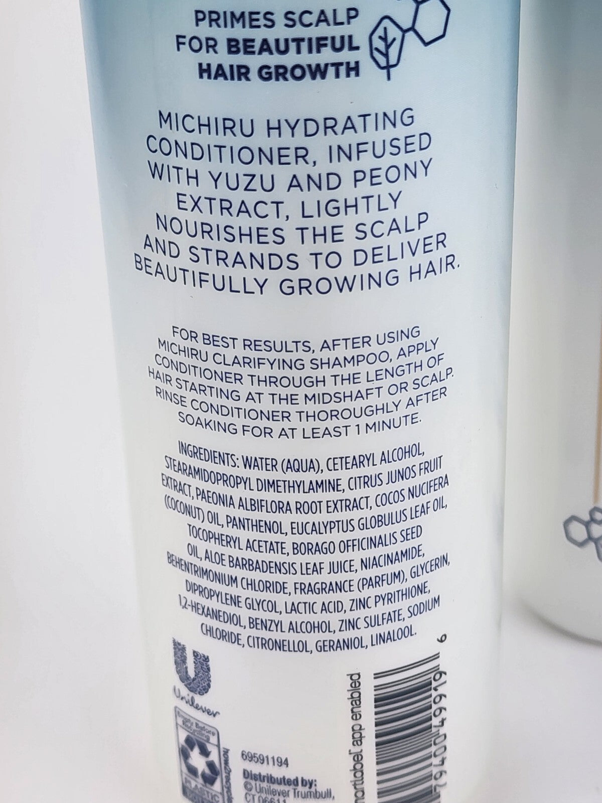 Michiru Silicone-Free Hydrating Conditioner 4 Pack - Yuzu & Peony Extracts, 9 fl oz