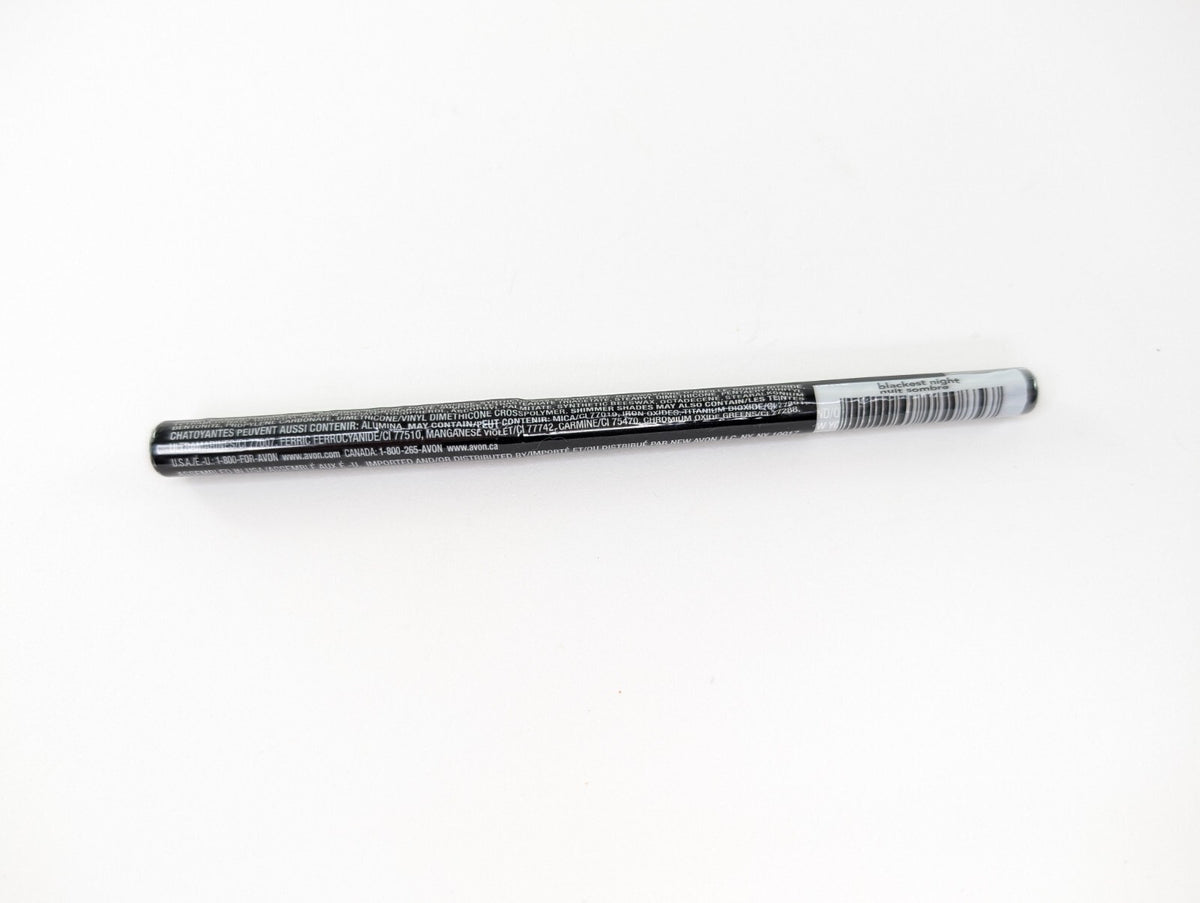 Black Waterproof Eyeliner Pencil - True Color, Long-Lasting, New Sealed