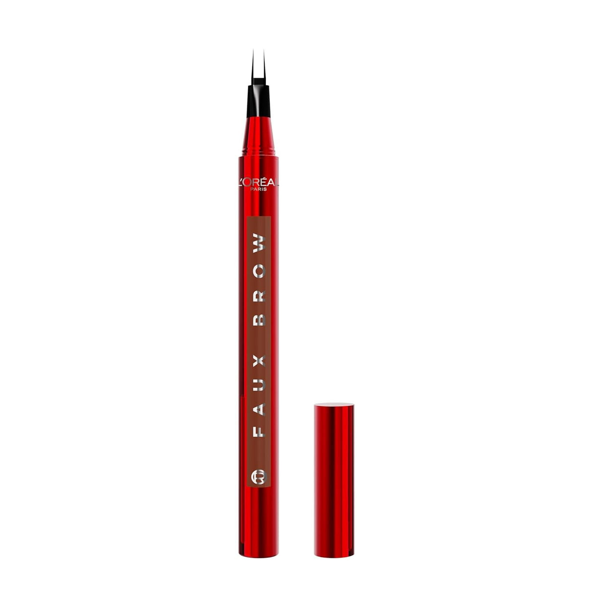 Hair-Like Eyebrow Filling Pen with Double-Brush Tip for Natural, Fuller Brows