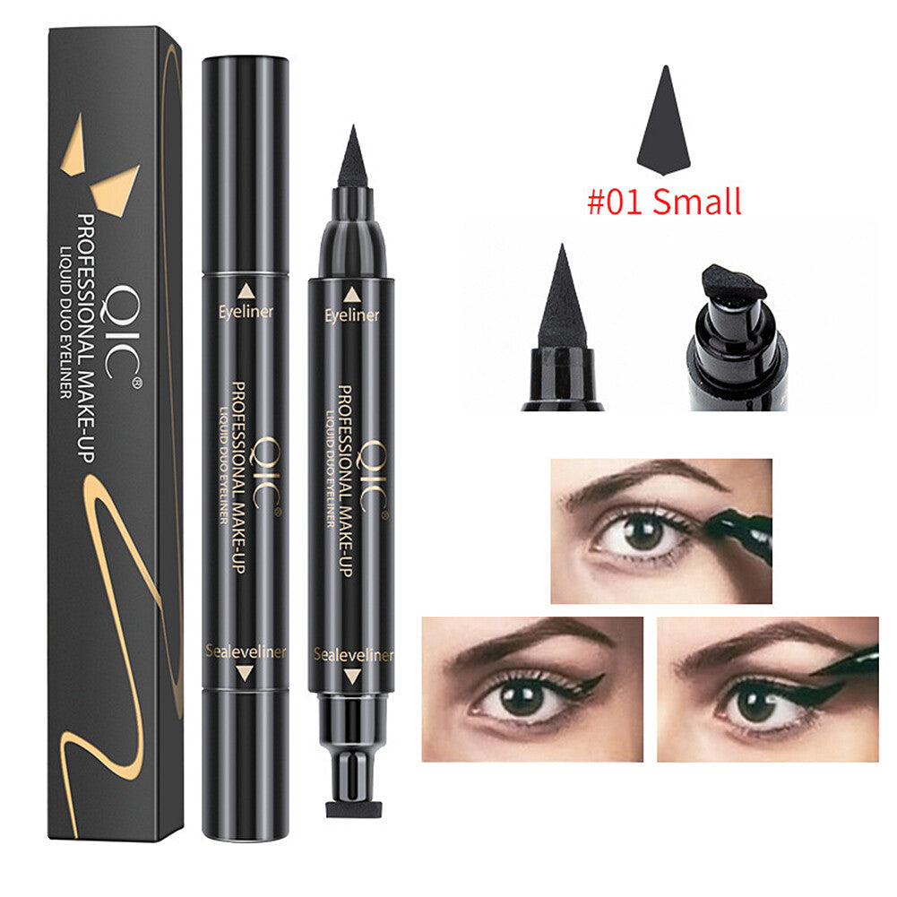 Waterproof Winged Eyeliner Stamp & Liquid Pen Makeup Kit - Long Lasting & Smudgeproof