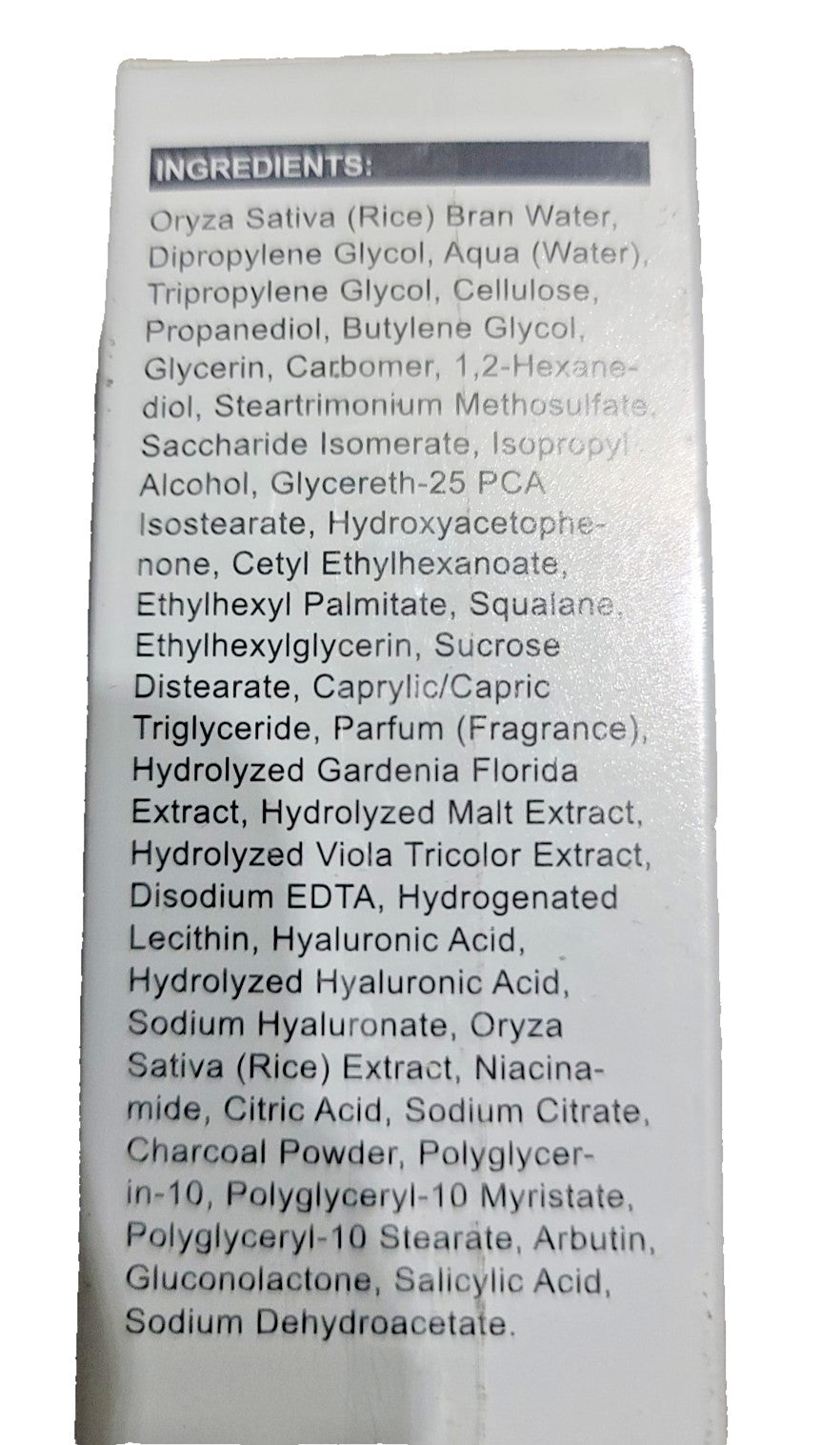 Exfoliating Black Rice Ampoule Skincare Treatment with Niacinamide & Rice Bran Water 100ml