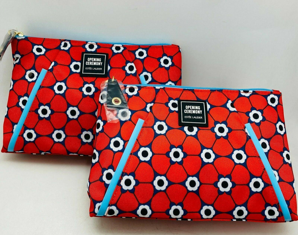 Estée Lauder Makeup Cosmetic Toiletry Bag Set - Lot of 2