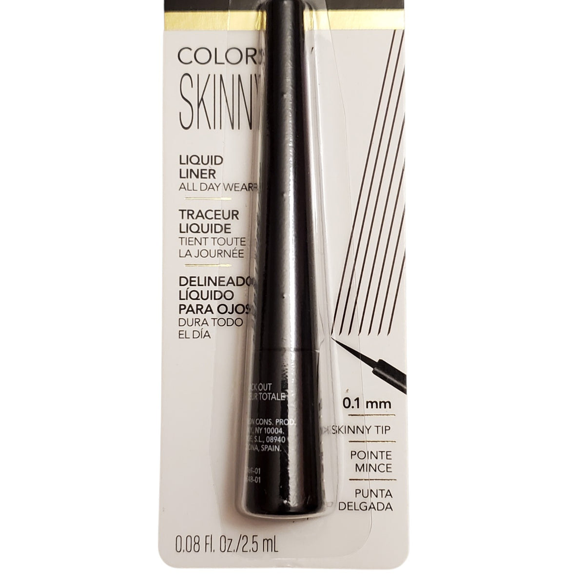 Revlon ColorStay Skinny Liquid Eyeliner - Black, Discontinued