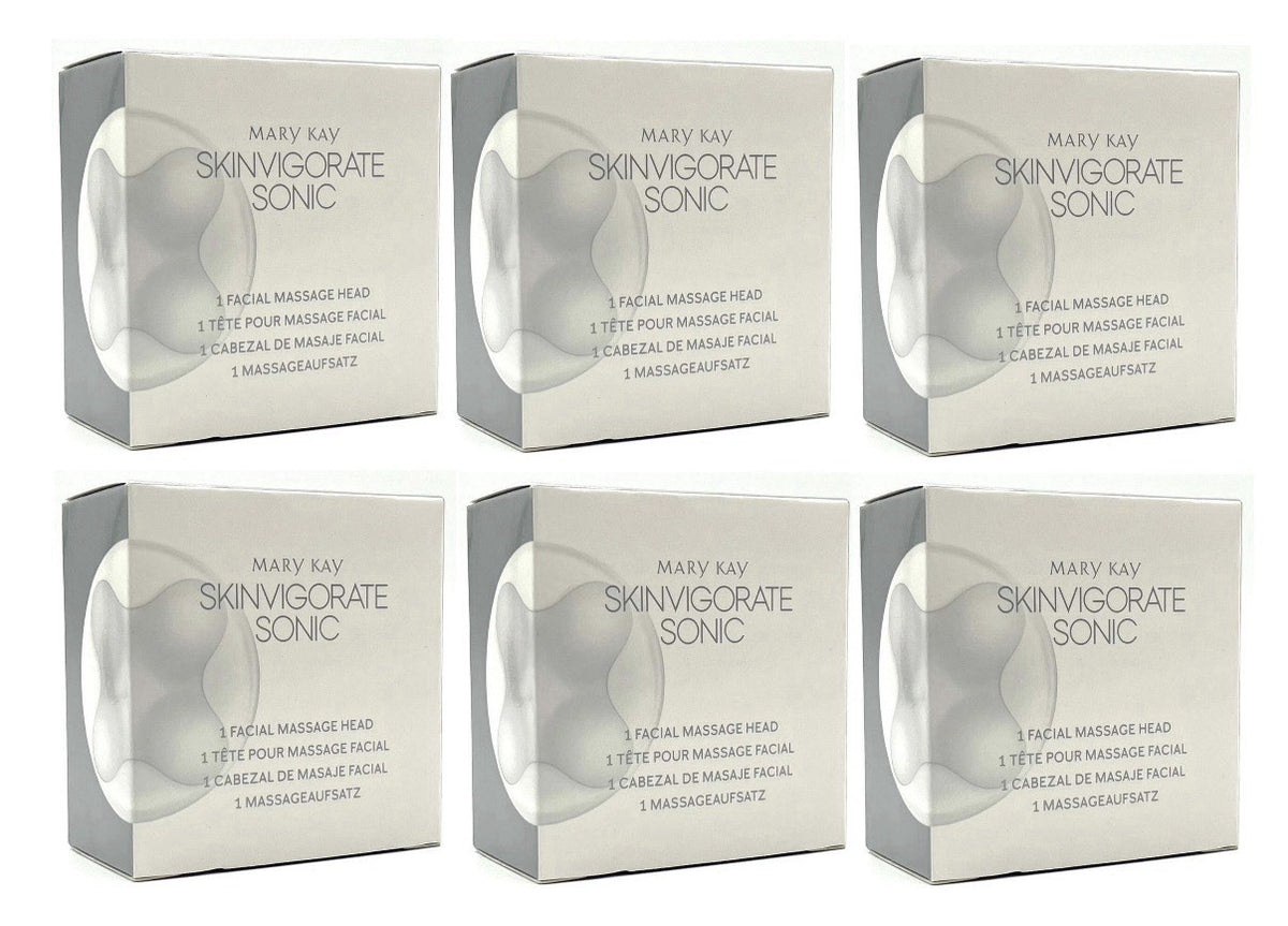 Set of 6 Replacement Sonic Facial Massage Heads for Skinvigorate - Mary Kay