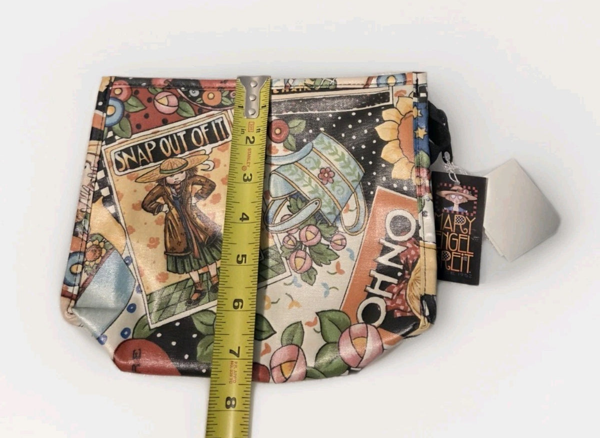 Travel Cosmetic Bag Coated Canvas Nordic House Print Travel Organizer