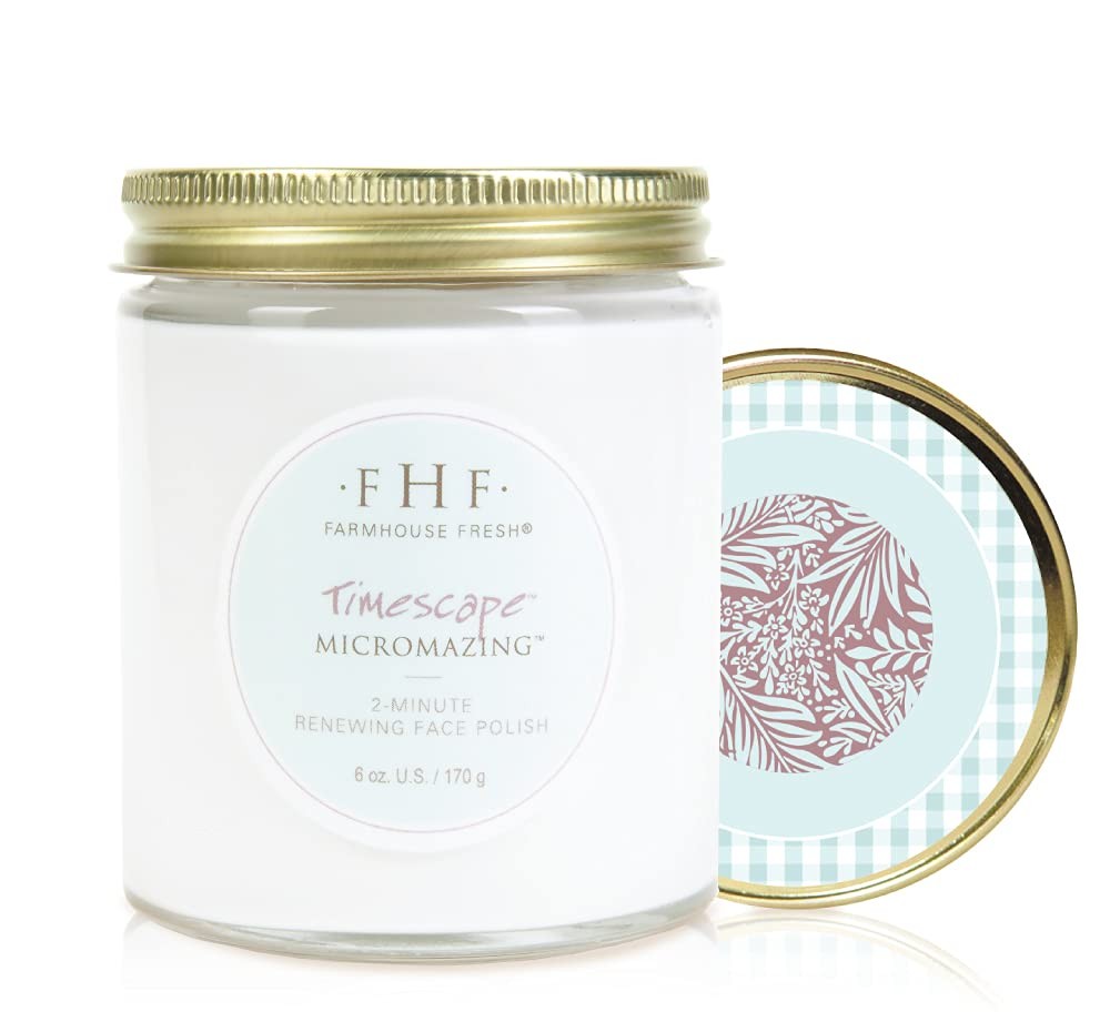 FarmHouse Fresh Face Exfoliator, Plant-Based Scrub, 6 oz