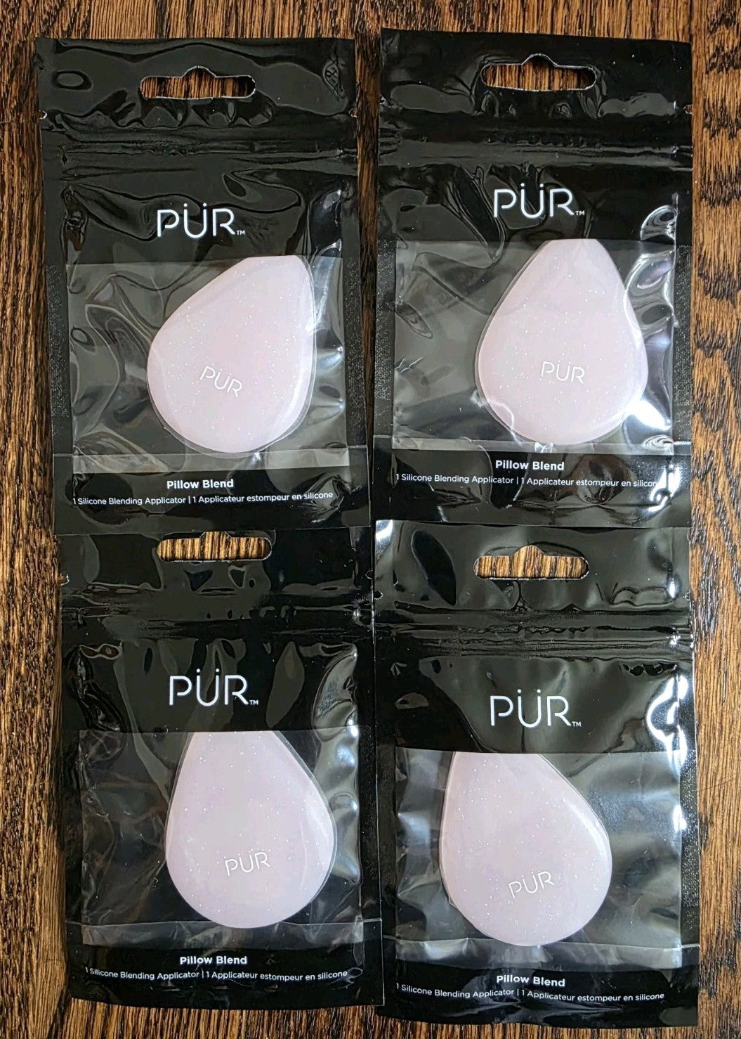 Silicone Makeup Blending Pillow Applicator Set of 4 - Flawless Foundation & Concealer Tool