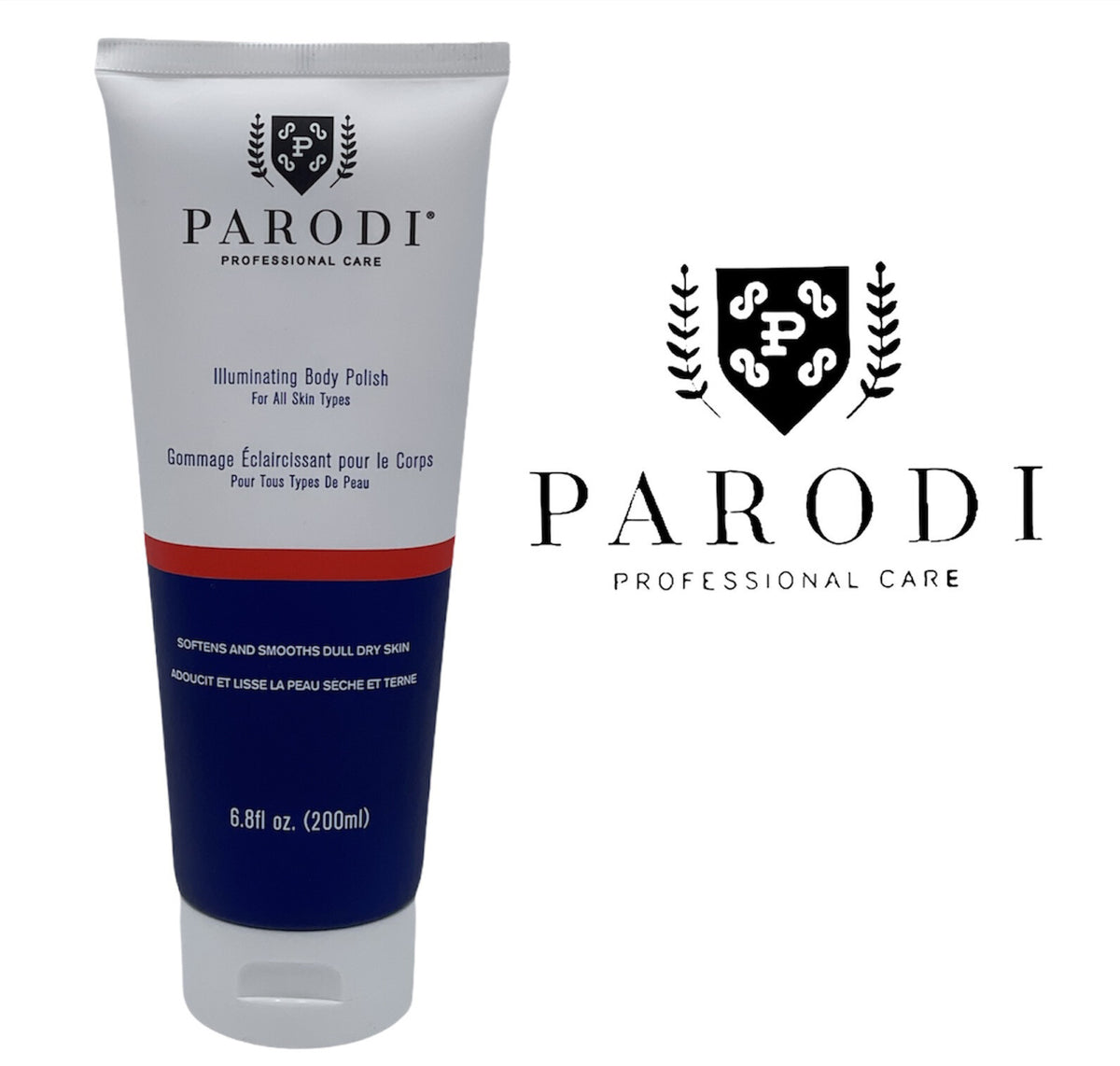 Parodi Swiss Illuminating Body Polish 6.8 oz Exfoliating Scrub Anti