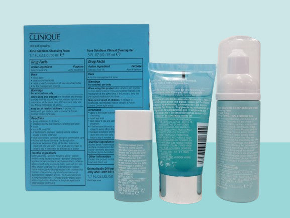 Clinique Clear Skin Acne Solutions 3-Piece Kit - New