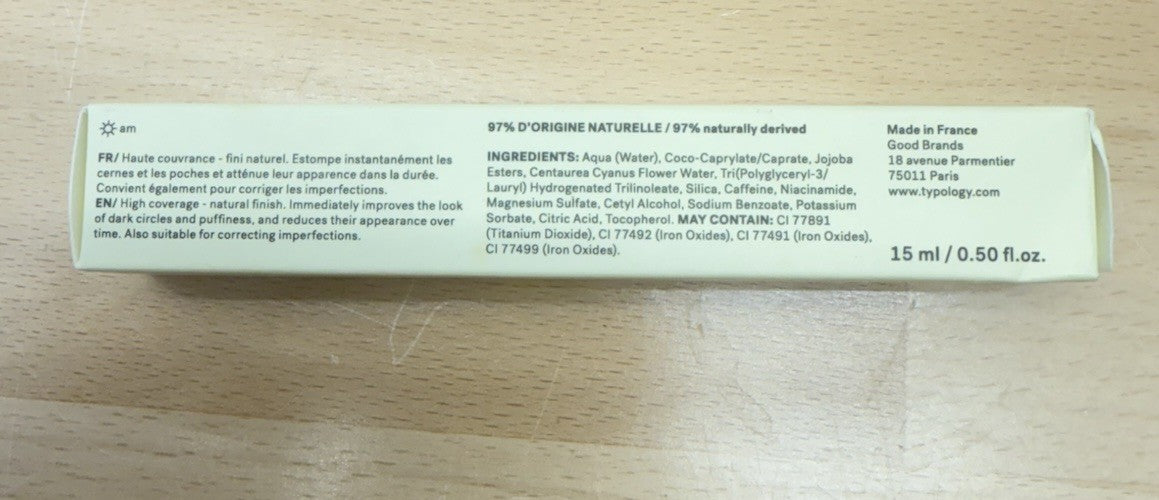 Serum Concealer Type 3 Medium - 15ml for Flawless Skin