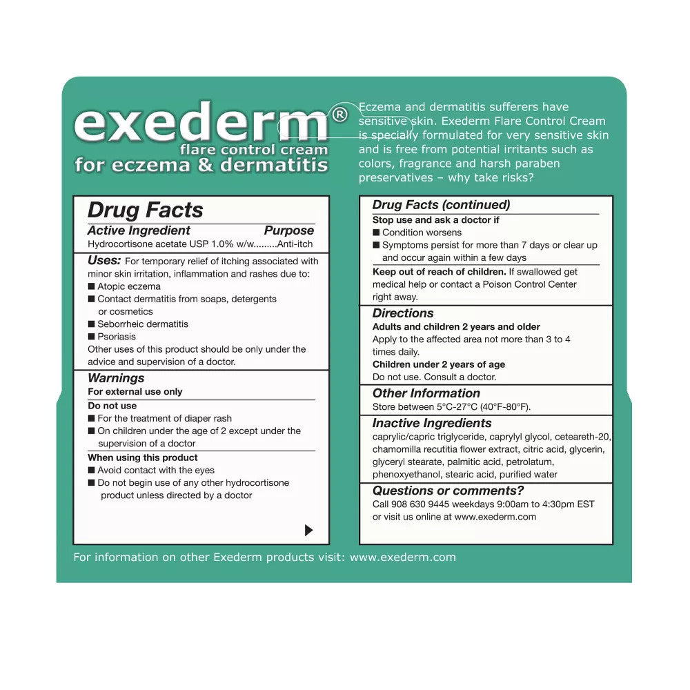 Hydrocortisone 1% Anti-Itch Cream for Eczema & Dermatitis