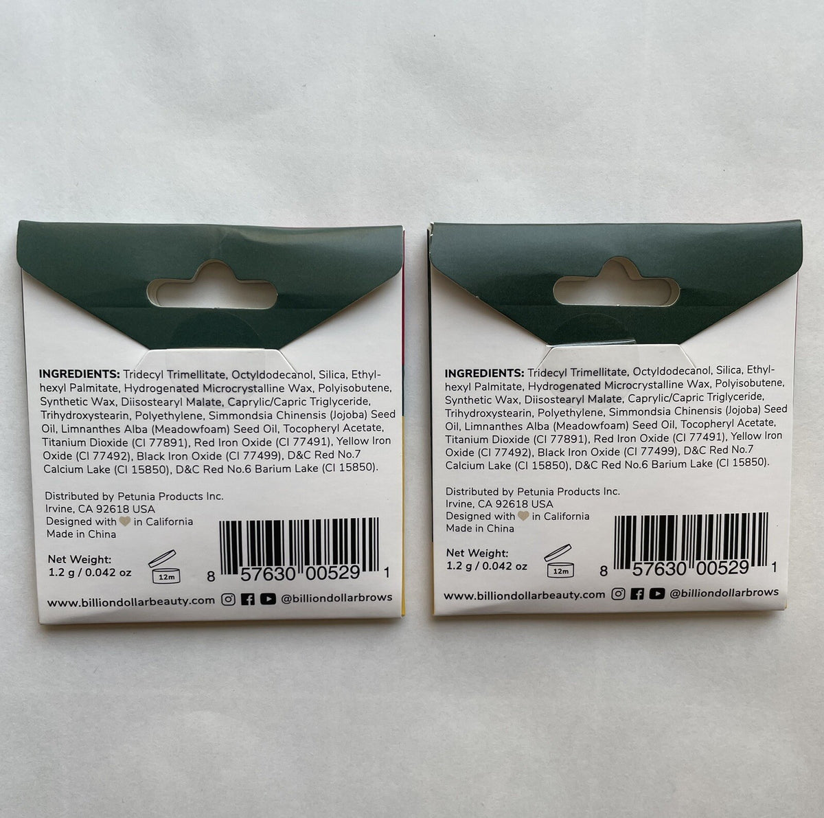 Lip Balm Set - 2 Peach Moisturizing Lip Care