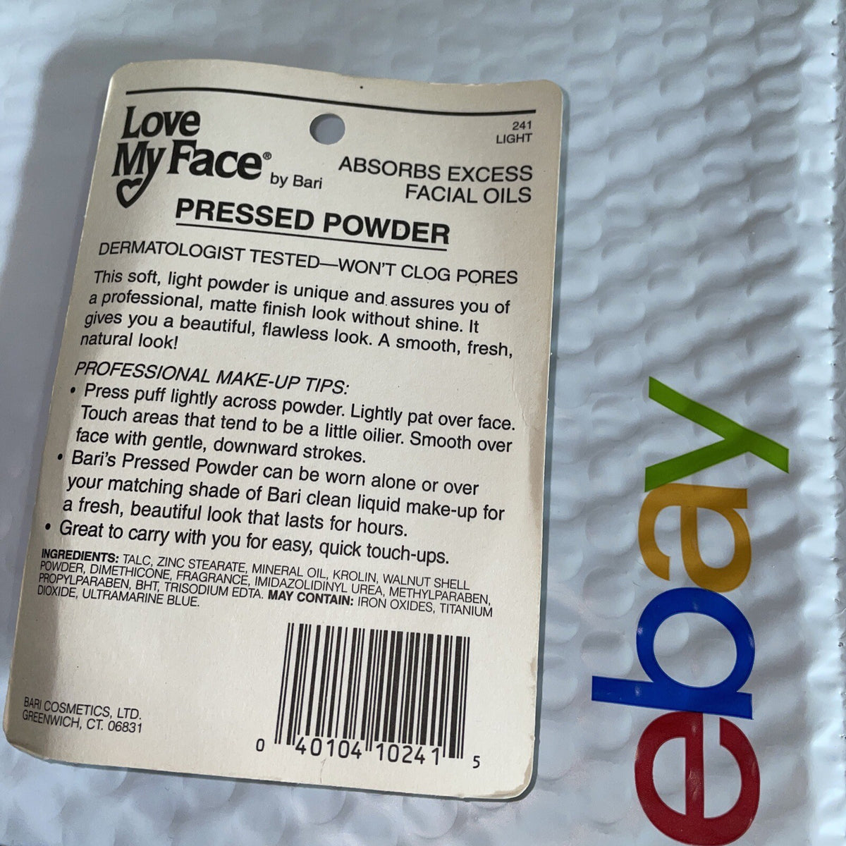 Love My Face Bari Light Pressed Powder 241 Sealed Makeup Compact