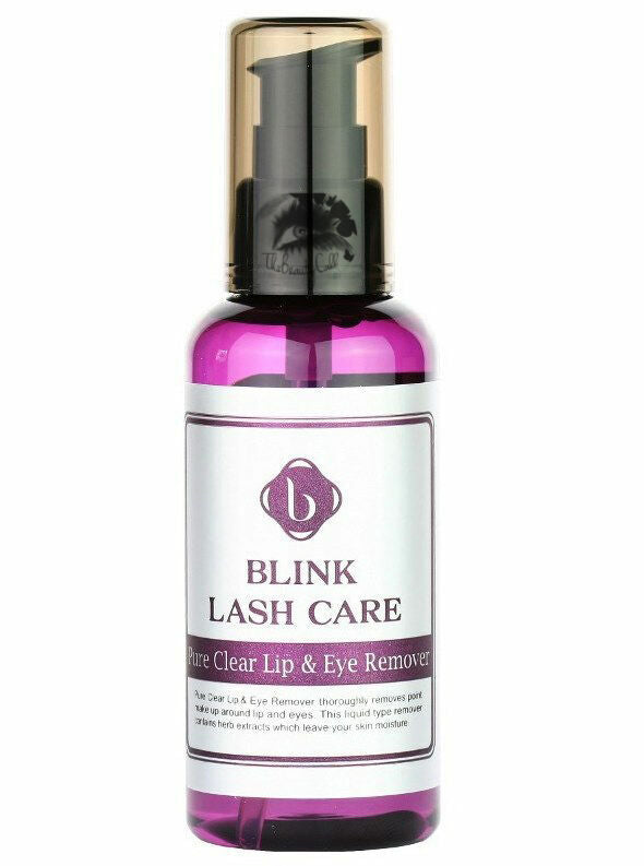False Eyelash & Lip Makeup Remover 100ml for Eyelash Extensions