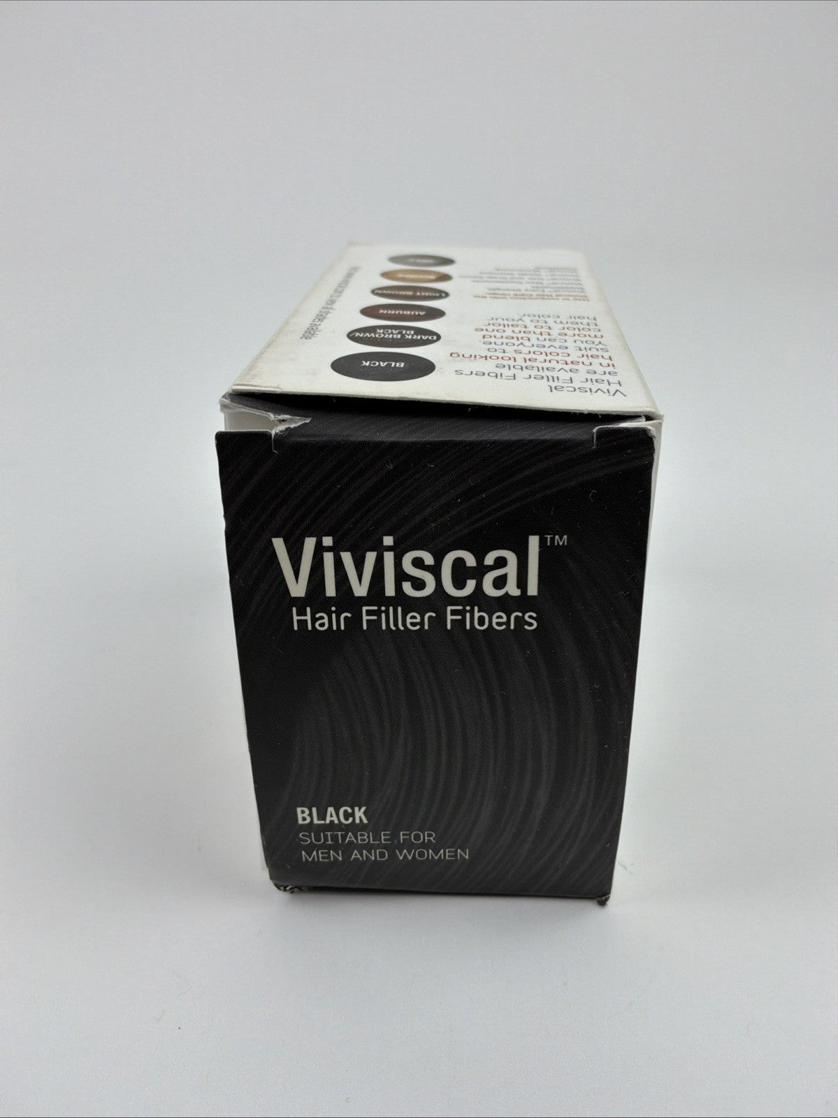 Viviscal Hair Filler Fibers Black for Men & Women 0.53oz Scuffed Box