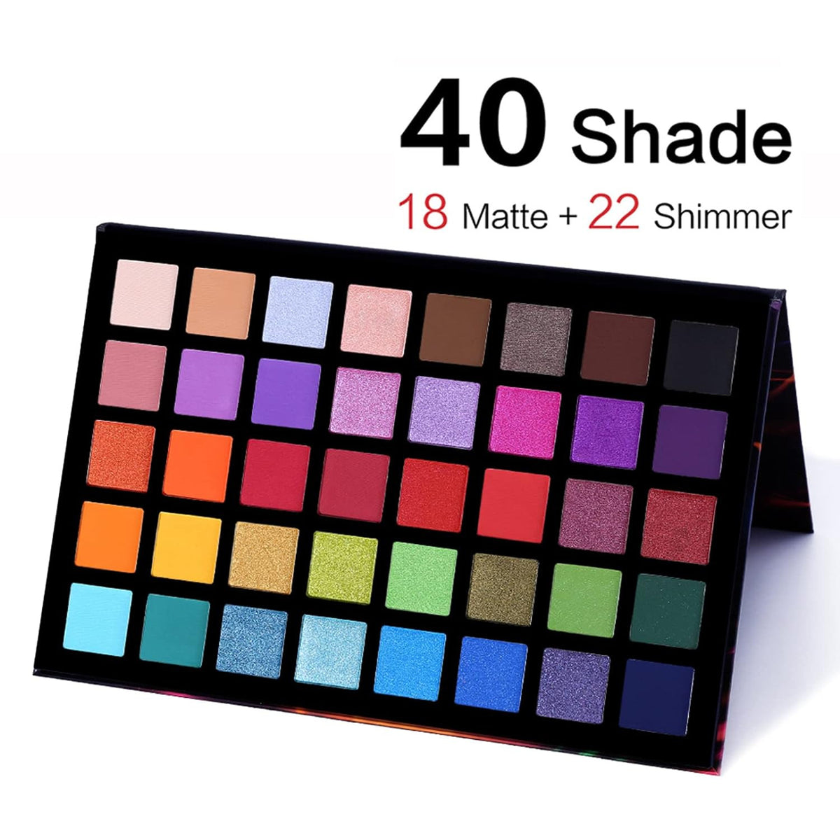 40-Color Eyeshadow Palette Matte & Shimmer Eye Makeup Set