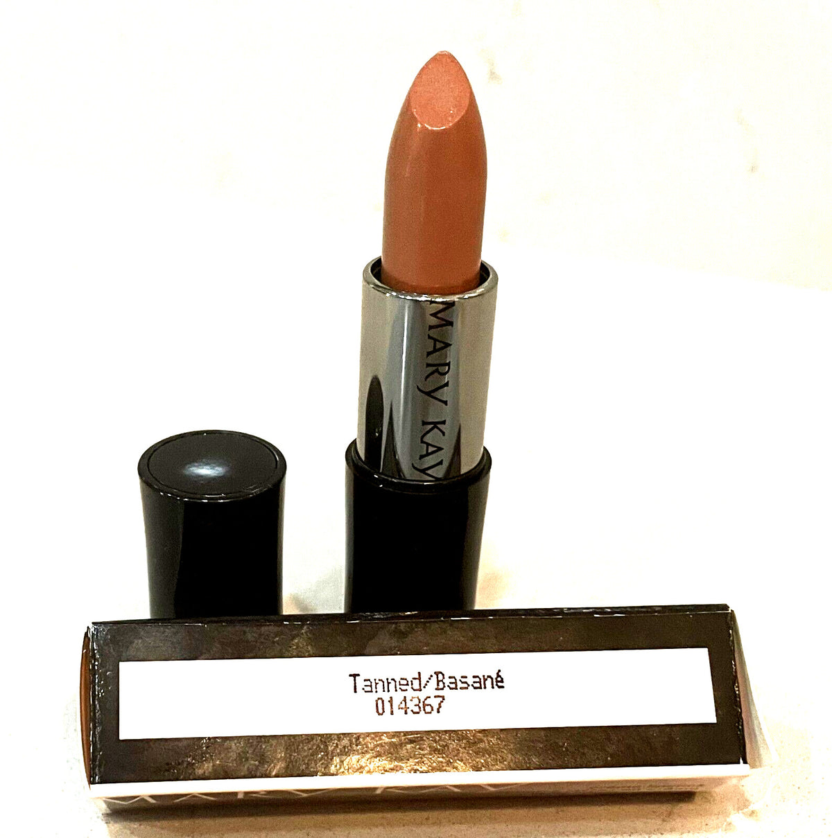 Mary Kay Tanned Basane Creme Lipstick - Full Size 0.13 Oz, New in Box