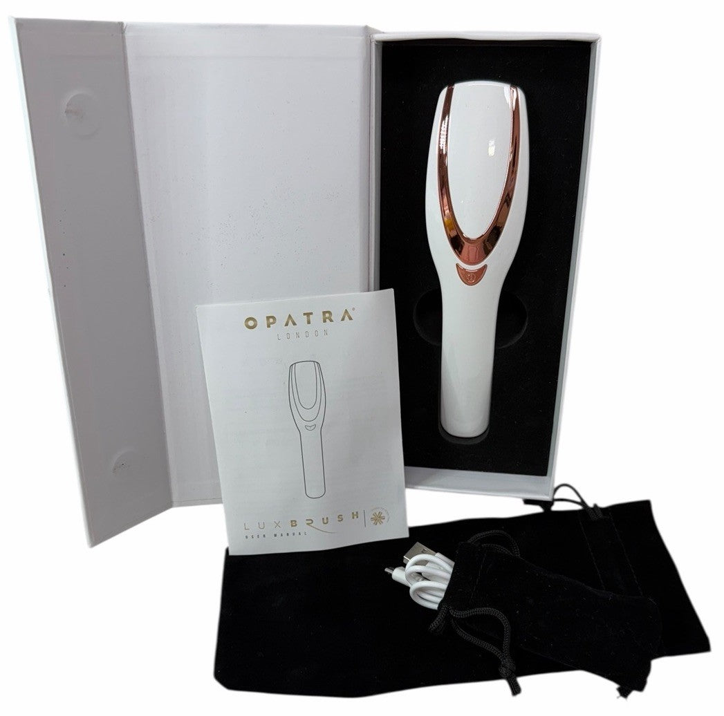 UNUSED Opatra Lux Brush Hair Scalp Treatment Vibrating Technology Red